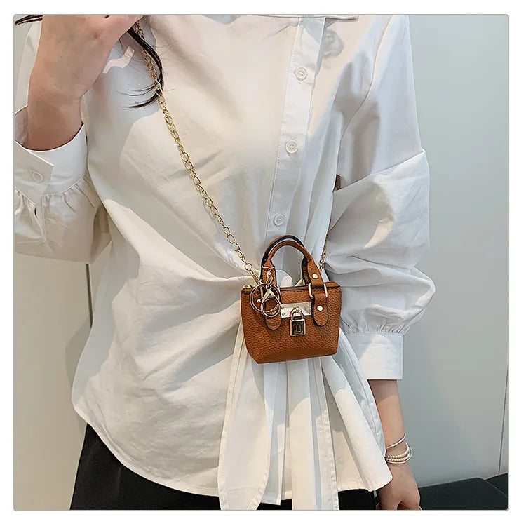 Mini small bag female 2026 new trend Joker leisure one-shoulder diagonal bag small luxury handbag bag