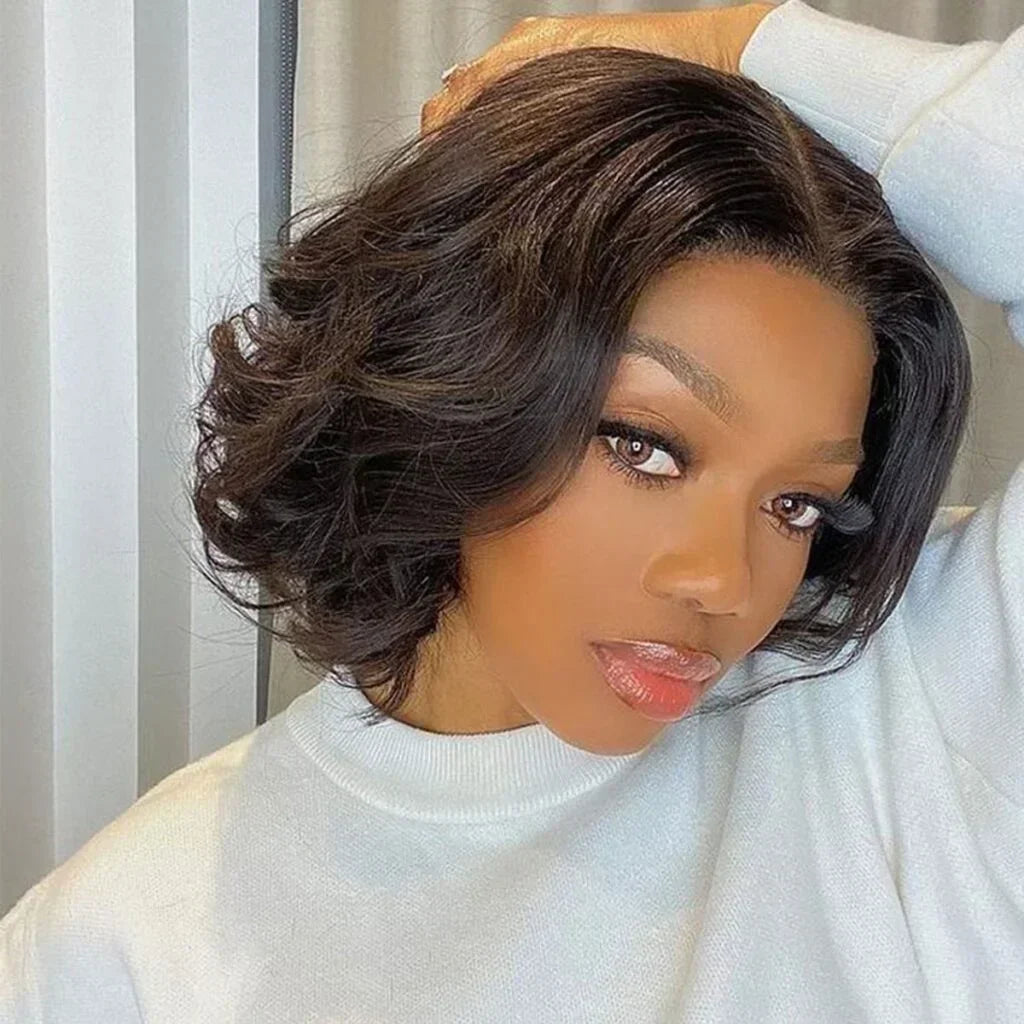 2026 HOT SALE Body Wave Lace Front Wig PrePlucked Brazilian Human Hair Lace Frontal Wigs For Women Lace Closure Wig
