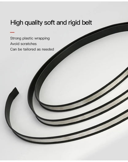 LED black and white skyline steel strip luminous linear no main light decoration, modern creative exhibition hall wall light