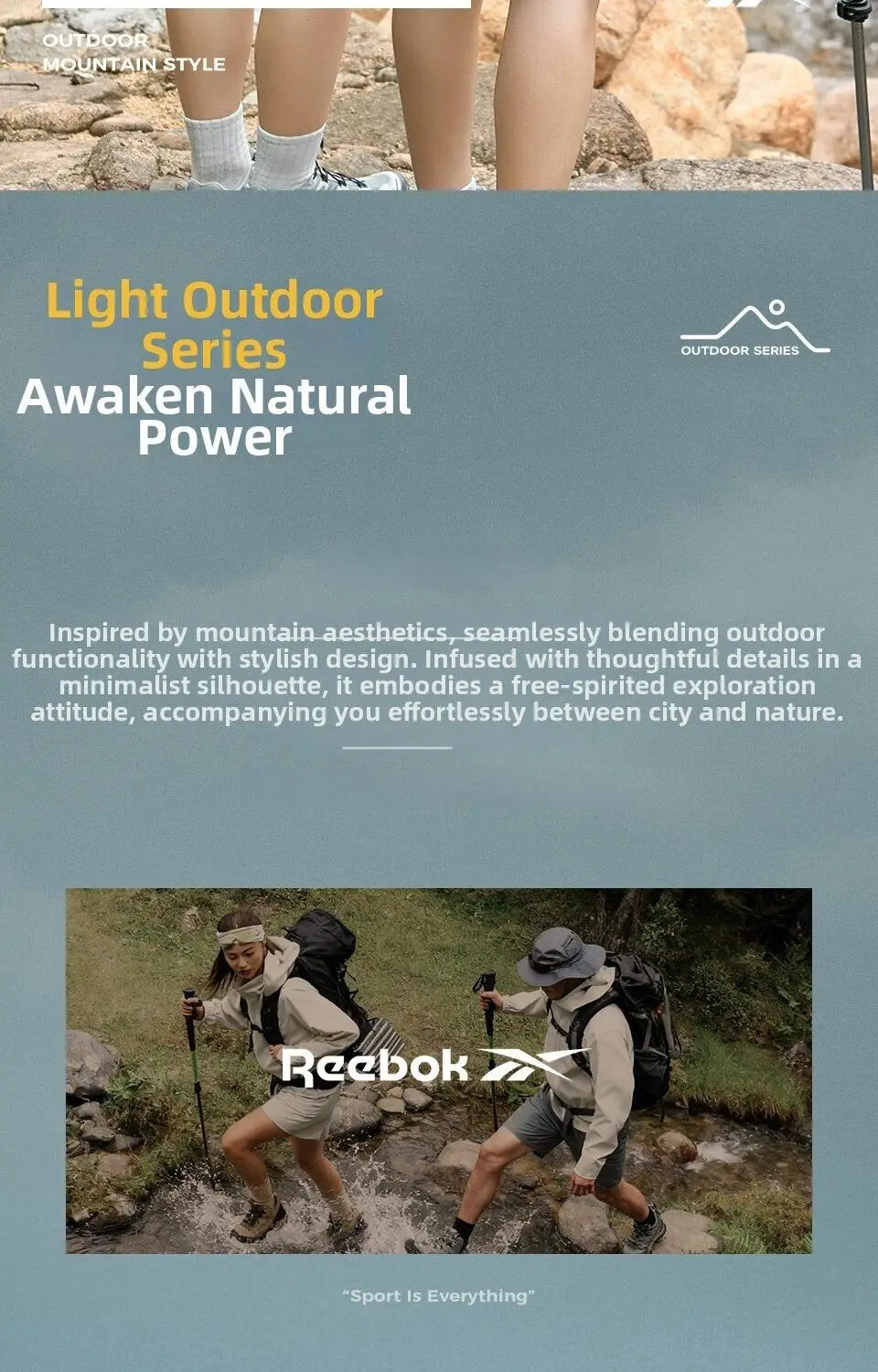 REEBOK Korean Outdoor Lightweight Crossbody Shoulder Bags Women Men Casual Small Messenger Sling Bags Lady Phone Bucket Bag