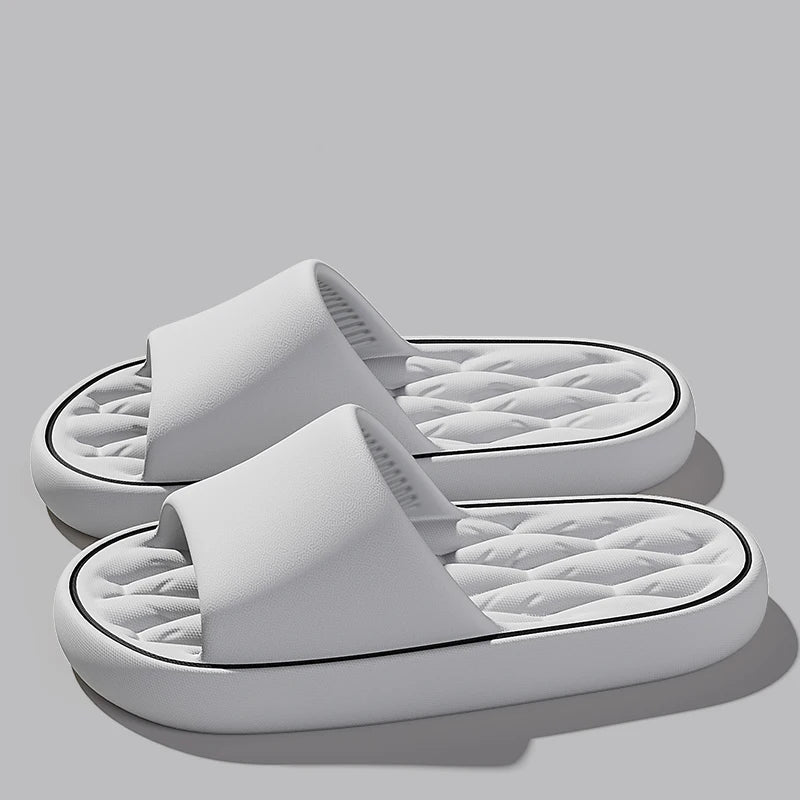 Big Size Men's Slippers Summer Ligtweight Indoor Home Bathroom Sandals Anti-Slip Soft EVA Sole Outdoor Beach Couple shoes