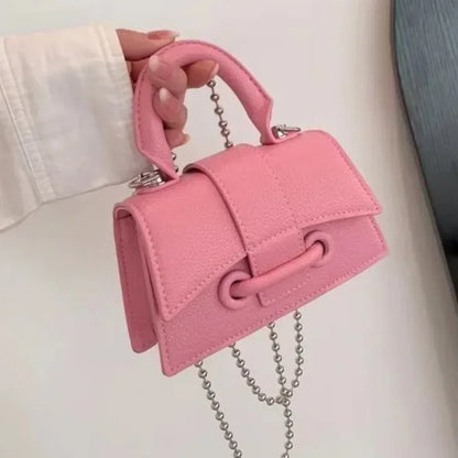 Pu Leather Vintage Women Silver Chic Crossbody Bag Luxury Designer Small Shoulder Bags Fashion Gold Mini Coin Purse Cute Handbag