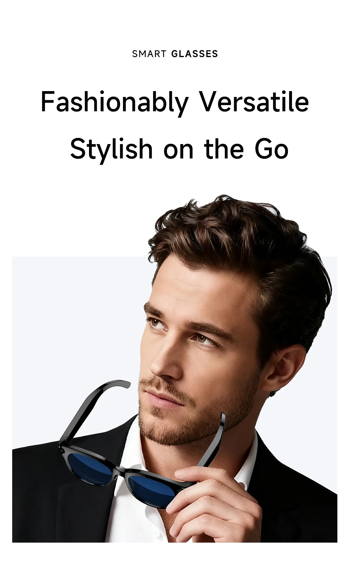 2026 AI Smart Glasses AI Translation Sunglasses Bluetooth Calling Music Player Camera Control Vedio Recording Glasses Men Women