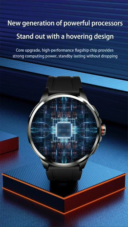 H99 Smart Watch Android Watches Amoled Smartwatch With 190° Rotary Camera Google Play Store 1.95 inch Amoled Screen