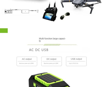 145Wh/173Wh 200W Portable Power Station 220V/110V Solar Generator Outdoor Emergency Mobile Power Bank For Camping Power LED