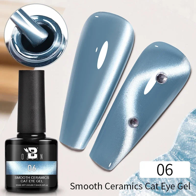 AWStorG 7.5ml Starlit Chameleon Cat Magnetic Gel Nail Polish Double Colors Semi Permanent UV Gel Varnish Need Black Base