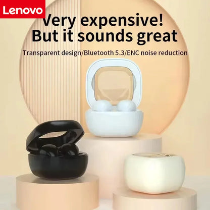 Lenovo SK19 Mini Wireless Bluetooth 5.3 Earphones Invisible Sleep Headphones for Huawei Xiaomi Redmi Noise Reduction Heasets