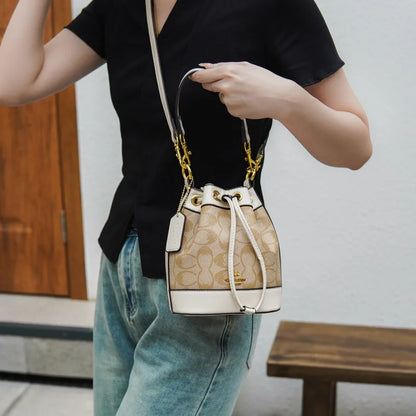 Stylish Women's Crossbody Diaper Bags Designer Leather Shoulder Handbag Elegant Tote Purse Luxury Classic Ladies Messenger Bag