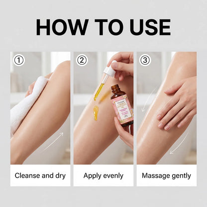 OceAura Cyperus Rotundus Hair Removal Oil Lightweight Non Greasy Gentle Soothing Moisturizing Silky Smooth Hair Reduction Oil
