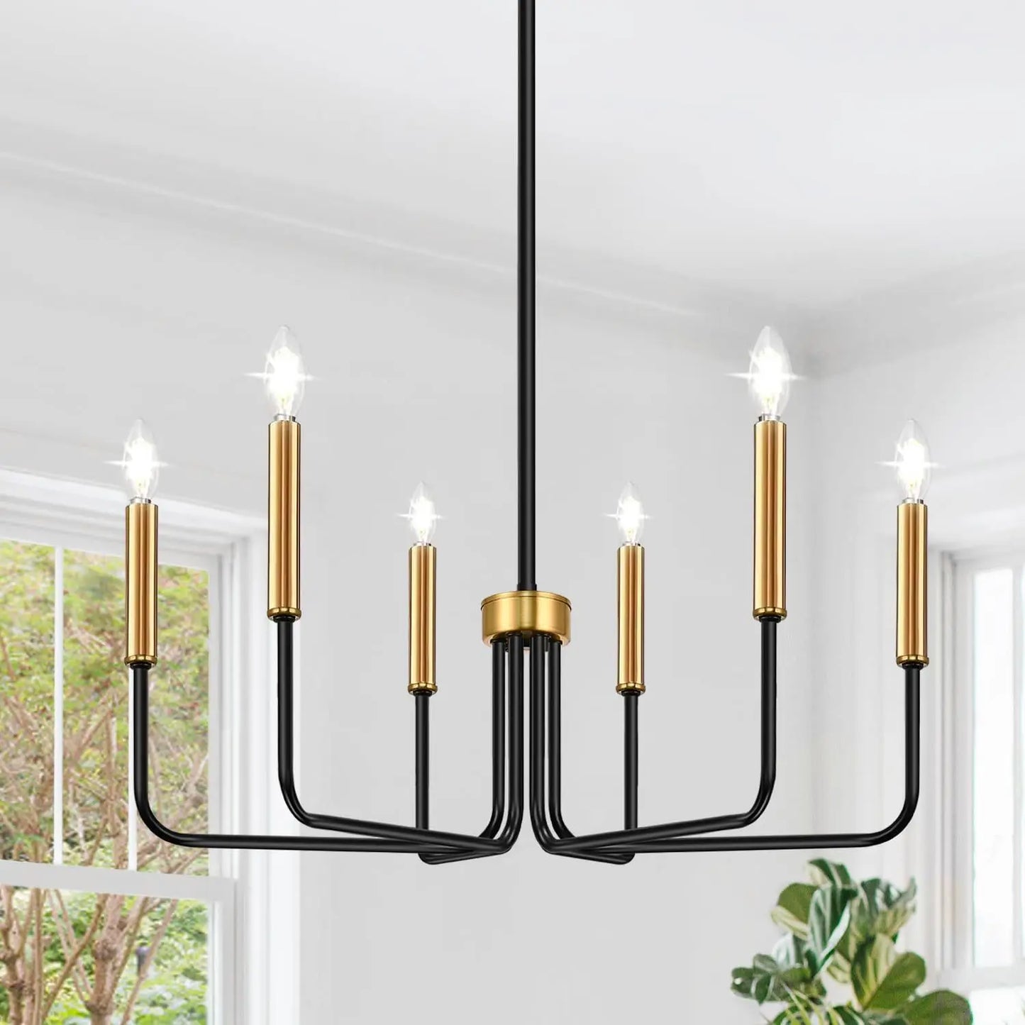Retro Loft Candle Chandeliers Light Simple Iron Chandelier Pendant Lights for Living Room Dining Room Suspension Lamp AC110-260V
