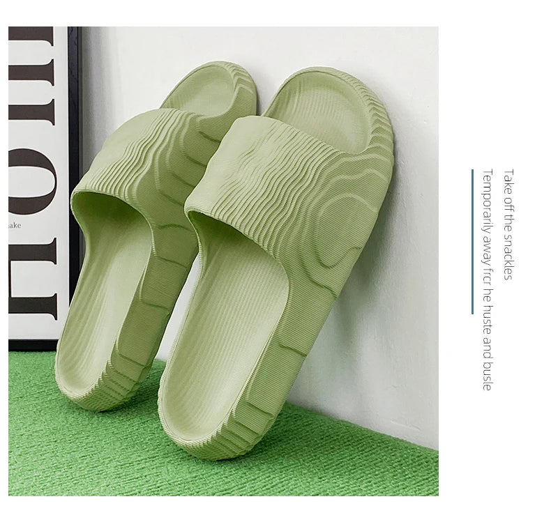 Summer Lightweight Beach Slides For Men Women Non Slip Soft Sole Solid Color Casual Sandals Couple Outdoor Slippers