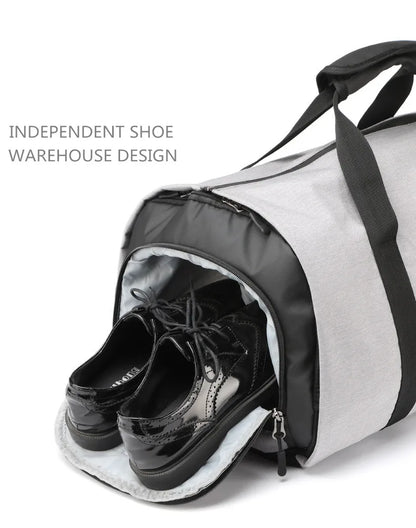 OZUKO Garment Bag Multifunction Men Suit Storage Large Capacity Luggage Handbag Male Waterproof Travel Duffel Bag Shoes Pocket