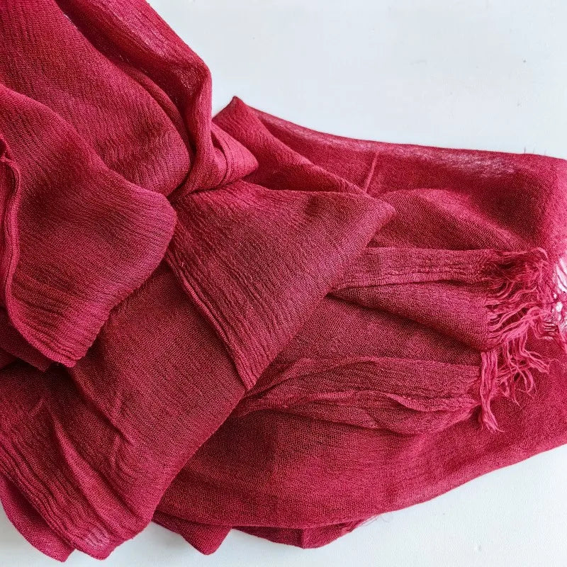 60 Color Cotton Crepe Shawl Headwraps Fashion Scarf Hijab For Women Veil Muslim Islam Hijab Cap Scarf For Muslim Shawl 200*90CM