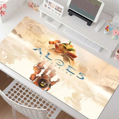 Game P-Plants Vs Z-Zombies Strategy Mouse Pad Anti Slip Rubber Edge Locked Thickened Laptop Gaming Desk Mat