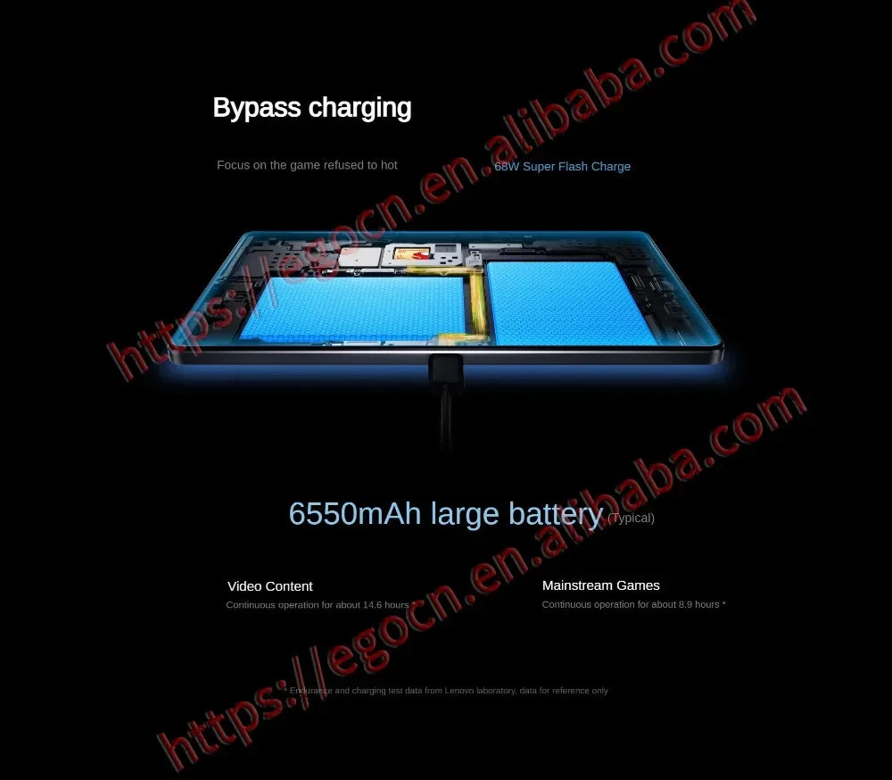 LEGION Lenovo Y700 3rd TB321FU 2.5K 6550mAh 8.8-inch 68W Fast charge Snapdragon 8 Gen 3 2560*1600 165Hz CN Rom Wifi Tablet
