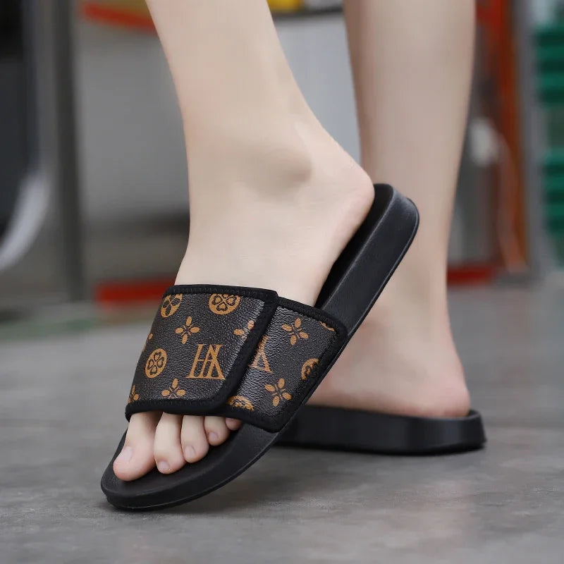 Summer Men Slippers Luxury Sport Slides Outdoor Street Clogs Quick Dry Beach Sandals Male Indoor Home Shoes Loafers Flip Flops