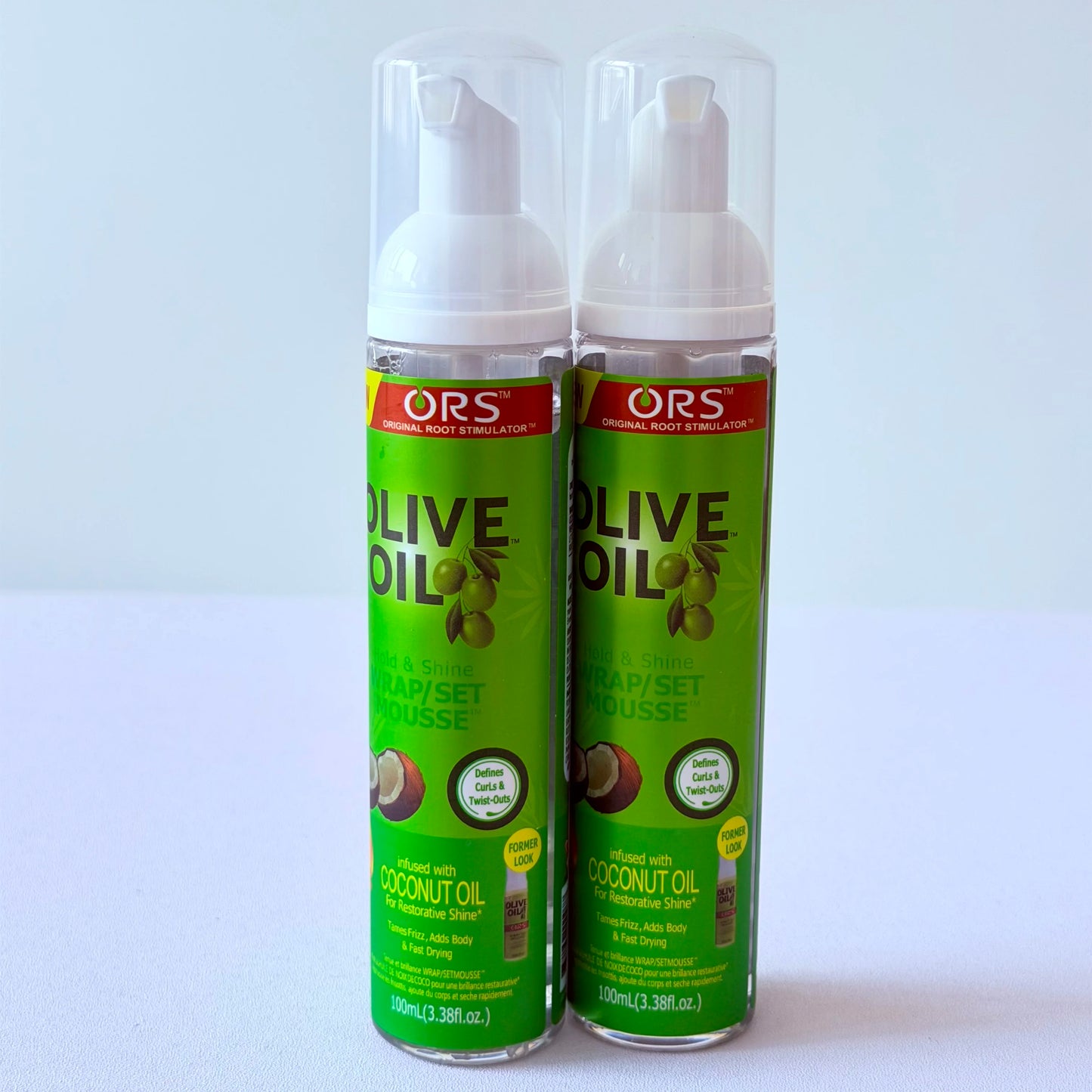 Curly Hair Mousse（207ml) For Wigs Strong Hold Olive Oil Hair Styling Mousse Anti-Frizz Hair Foam Mousse For Styling Hair Women