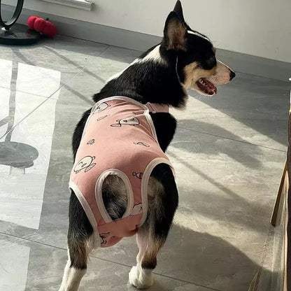 Adjustable French Bulldog Pet Shoulder Strap Physiological Pants Washable Female Dog Underwear Safety Trousers Mascotas Shorts
