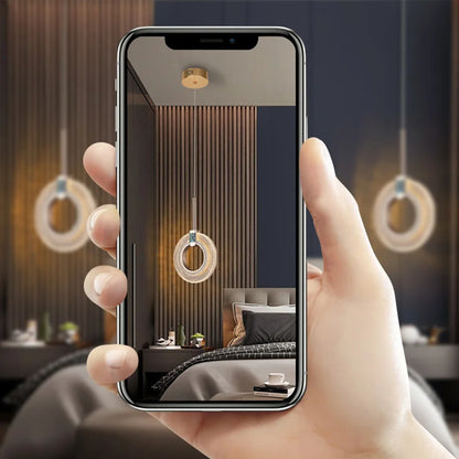Modern Crystal LED Pendant Lamps Indoor Lighting For Home Decor Led Lights Living Room Bedroom Bedside Hanging Lamp