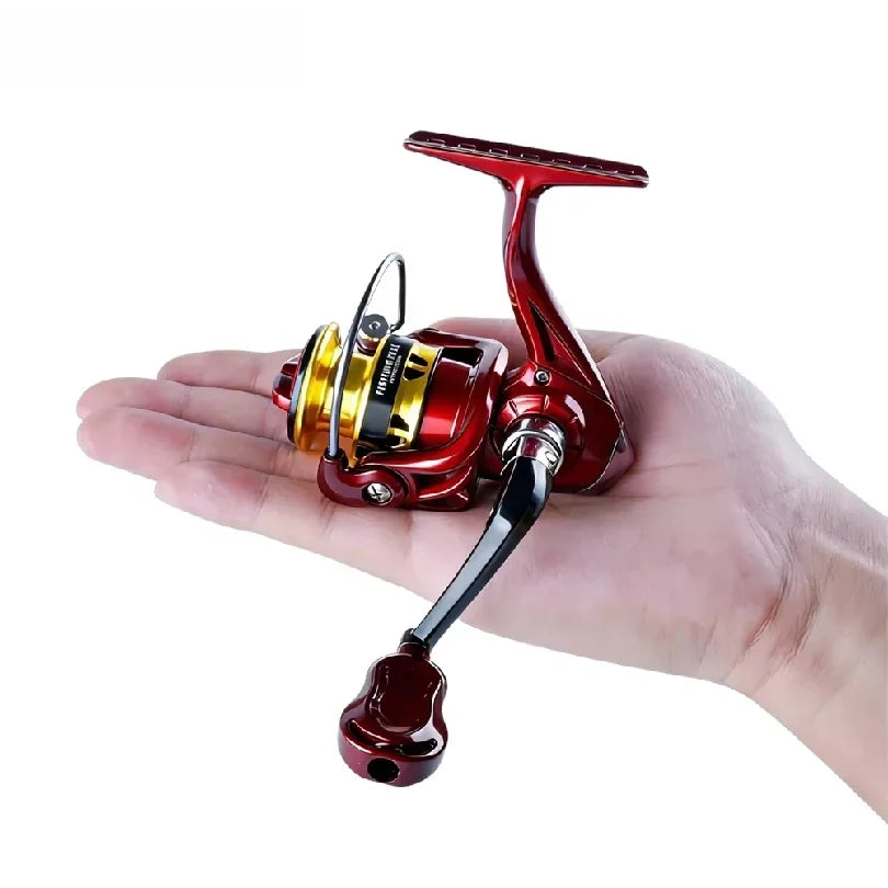 Fishing accessori149g Ultralight Spinning Reel 1000 Series 4.8:1 Ice Fishing Reel Metal Spool Folding Handle for Finesse Fishing