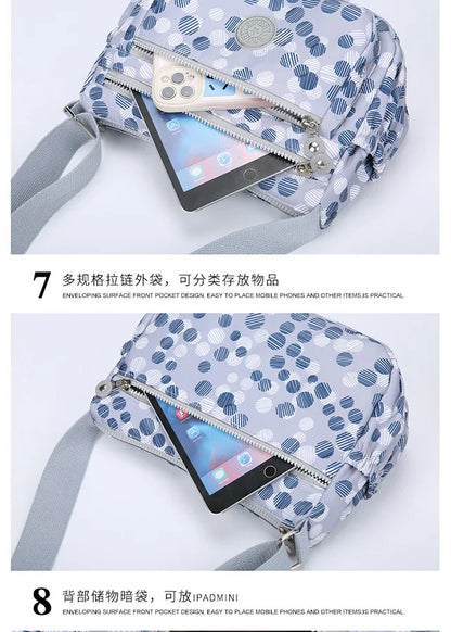 Multifunctional bag Large Capacity Waterproof Shoulder Bags Women Crossbody Bag for Girls Outdoor Travel Bags