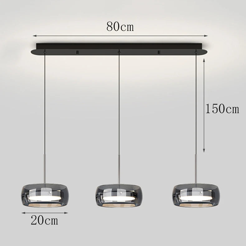 Modern Pendant Light Lamps, Home Decor Ring LED Lights for Living Room,Chandeliers for Dining Room Hanging Light Indoor Lighting