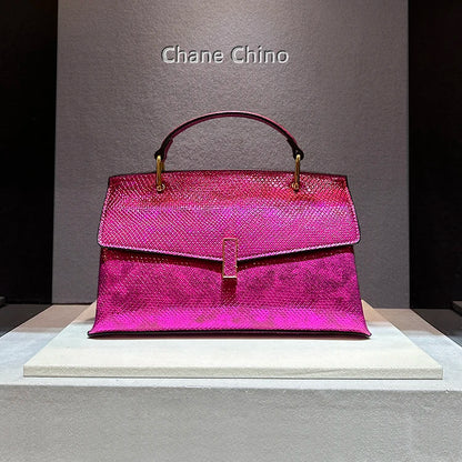 Luxury Designer Brand New High Quality Leather Handbags for Women Fashion Trend Snake Print Shoulder Bag сумка женская Hot Sale