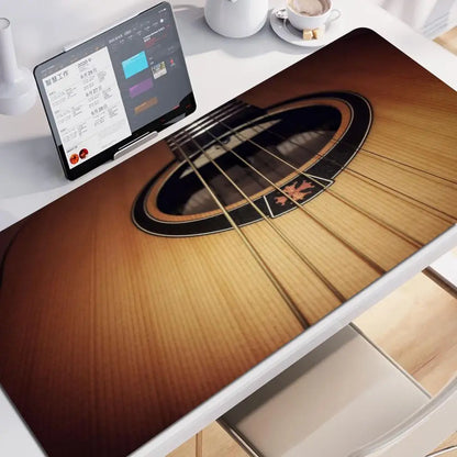 Large Mouse Pad .Mousepad Fender Guitar Gamer Keyboard Mat Game Mats Office Accessories Mausepad Gaming Computer Table Stitch