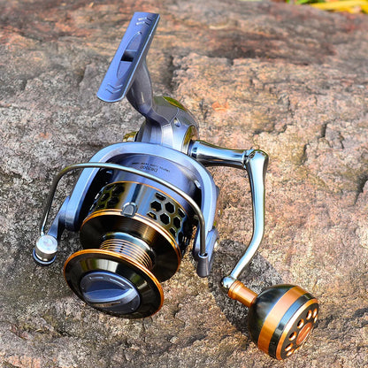 ZWICKE High Quality Max Drag 21KG Spool Fishing Reel Gear 5.2:1 Ratio High Speed Spinning Reel Casting Reel Carp for Saltwater