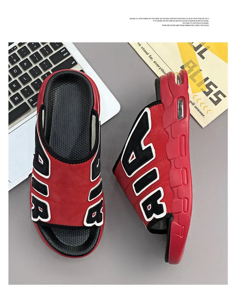 Men's Slippers 2025 Summer Breathable Slippers Large Fashion Platform Casual Shoes for Men New Light Sneakers Zapatos De Hombre
