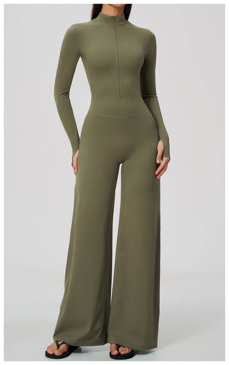Summer Long Sleeve Yoga Suit Women's Tracksuits Gym Clothes Training Sportswear Fitness Sports Bodysuit Female Workout Overalls