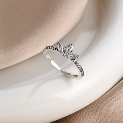 New 925 Sterling Silver Rings Stackable Infinite Silver shining Zircon Ring For Women Wedding Anniversary Birthday Jewelry Gift