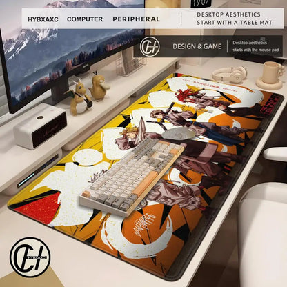 Anime Gachiakuta game large mouse pad suitable for office soft desk pad computer accessories non-slip keyboard rubber mouse pad