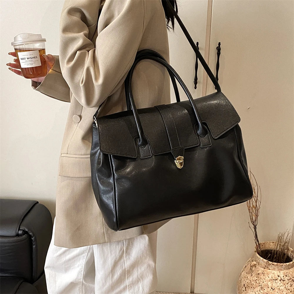 MOODS Branded Luxury Top-handle Bags For Women 2 Sized Big Capacity Boston Shoulder Crossbody Bags 2024 Latest Designer Handbags