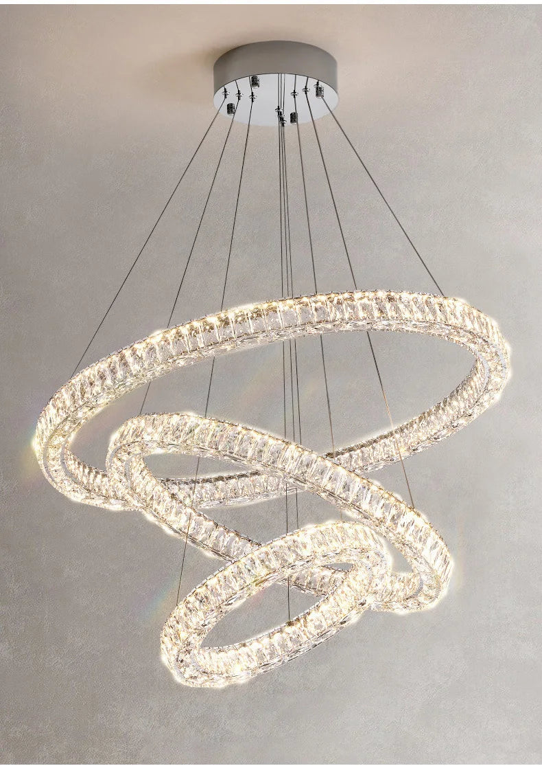 Luxury Crystal Chandeliers Dining Table Light Chandelier Ceiling Light Fixtures Lighting for Living Room Chandeliers Lights Lamp