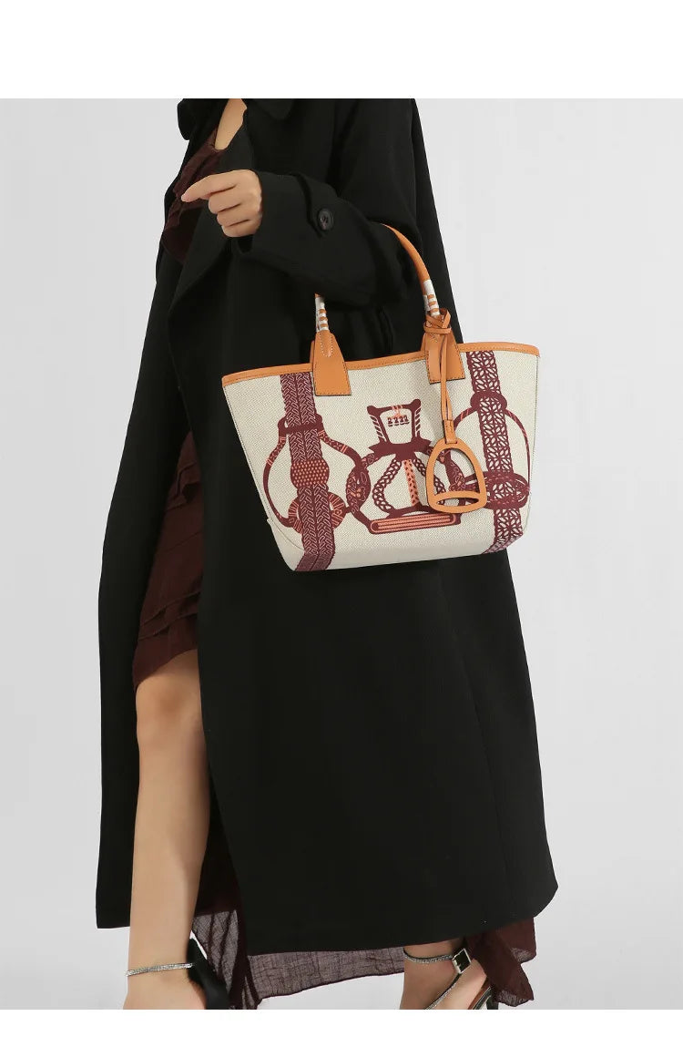 New Fashion Women's Tote Bag Trend Brand Versatile Shoulder Bag High Quality Temperament Crossbody Bag Designer Luxury Handbag