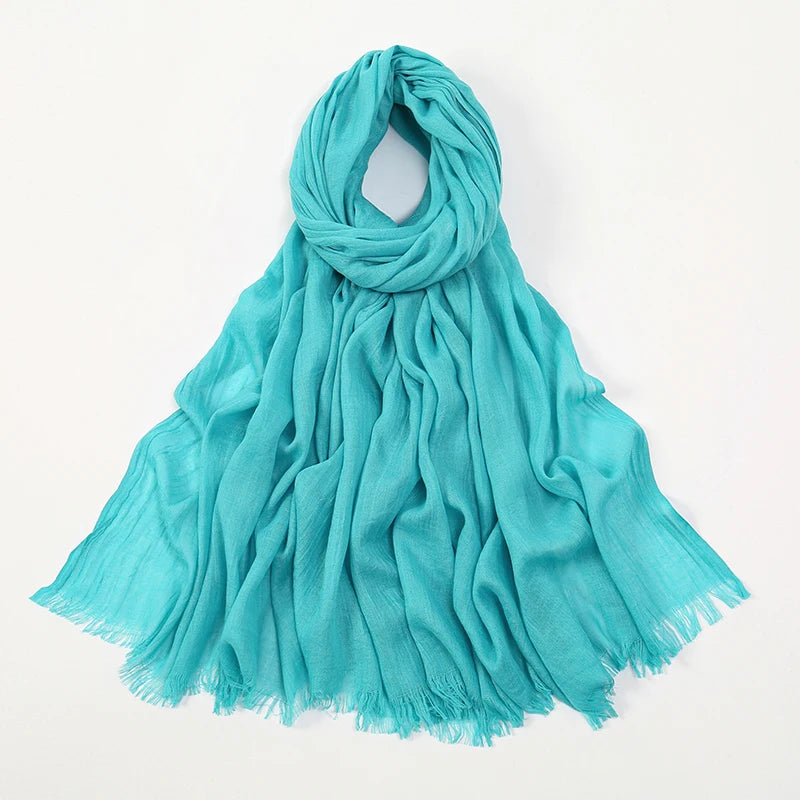 55 Color 110x180cm Big Size Modal Muslim Jersey Hijab Women Solid Scarf Ramadan Long Shawl Plain Soft Turban Wraps Headband