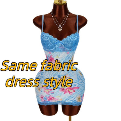 HLJ&GG Sexy Polka Dot Print Lace Splicing Bodycon One Piece Rompers Women Spaghetti Strap Sleeveless Backless Jumpsuits Street