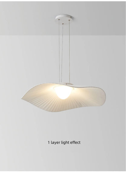Modern Simple Fabric Led Pendant Lights Dining Room Nordic Chandelier Lamp Bar Hanging Lamp Home Decor Dimmable Light Lamparas