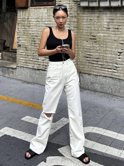 Underlay Beautiful Back Knitted Camisole Vest Paired With Women Summer Breast Covering 2024 New Cotton Sleeveless Outerwear Top