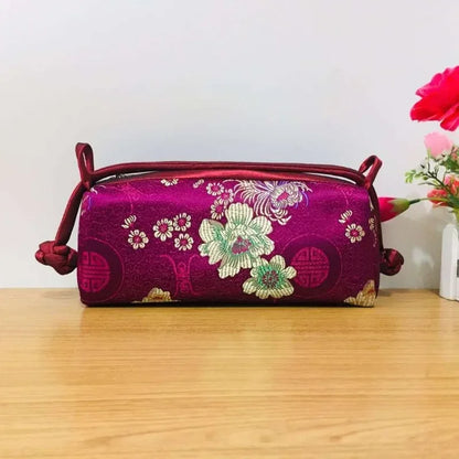 Fashion Luxury Chinese Style Silk Bag Women Handbag Japanese Hand Embroidery Totes Cheongsam Female Cosplay Bags Clutch Purses