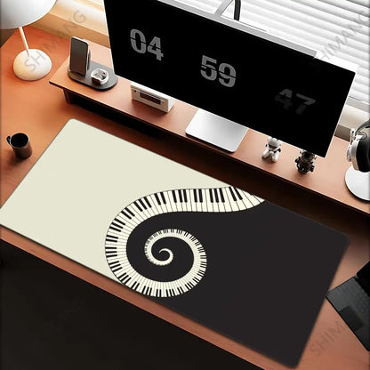 Trend Vintage Music Notes Piano Gaming Mouse Pad PC Laptop Gamer Mousepad Anime Antislip Mat Keyboard Desk Mat For Overwatch