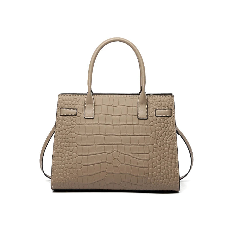 New Arrived ZOOLER Woman Genuine Leather Bag Real Skin Female Shoulder Bags for Business Ladies Top Handle Handbags Purse#wg383