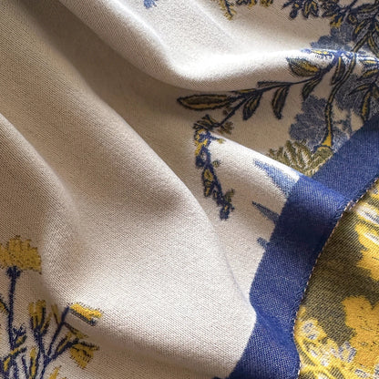 Warm Shawl Women Scarf Luxury Cashmere Winter Blanket Wraps Casual Floral Print Pashmina Bufanda Travel Poncho Stoles Echarpe