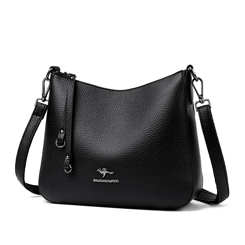 Luxury Leather Large Capacity Handbags Women Bags Designer Tote Bag Shoulder Crossbody Sac Ladies Shopping Messenger Bags