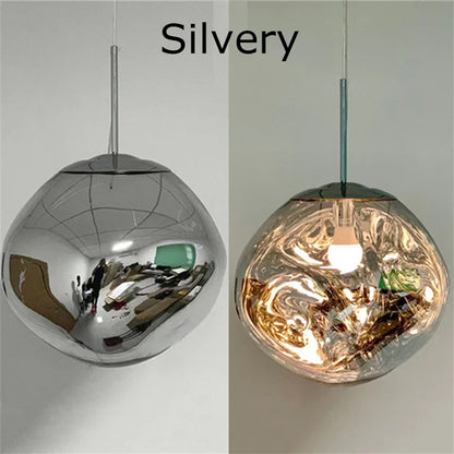 Nordic LED Lava Pendant Lights PVC Lighting Ideal for Living Room Indoor Decor Home Fixtures Loft Kitchen Hanging Lamp