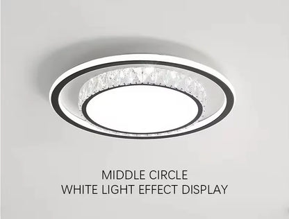 Luxury Living Room Lights Lustre Home Decoration LED Ceiling Lamp Modern Square Acrylic Gold Hall Bedroom Dining Room Fixtures
