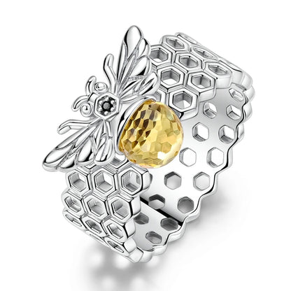 LAZA 925 Sterling Silver Colorful Rings Sparking Zirconium Bowknot Moon Sun Original Ring For Women Anniversary Wedding Gifts