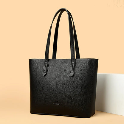 Genuine High Quality Large Capacity Shoulder Bag Female Tote Bag New Luxury Designer Handbag For Fashion Women Brand Shopper Bag