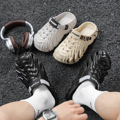 Summer Men's Outdoor Clogs EVA Soft Slippers For Man Beach Sandals Slides Garden Shoes New Men Casual Shoes Male Beach Slippers